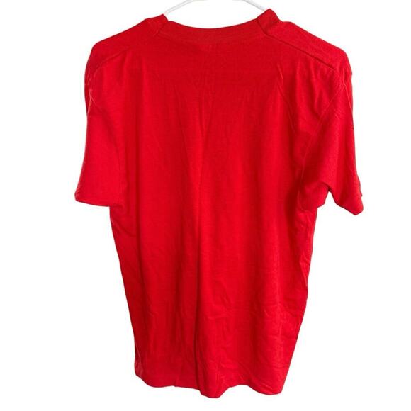 Vtg 90s NBA 1991 Chicago Bulls Eastern Champions T Shirt L Jordan Red Y2k - Picture 6 of 8